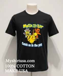 Pikachu Mosh It Up Catch Us In The Pit Shirt