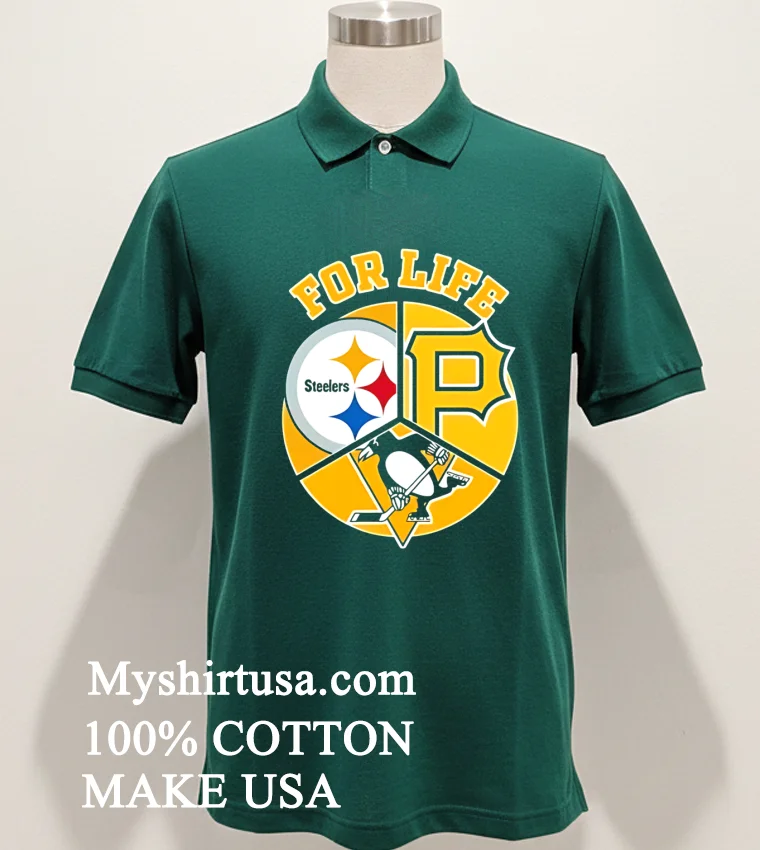 Pittsburgh For Life Logo Sports 2026 Shirt Green Shirt