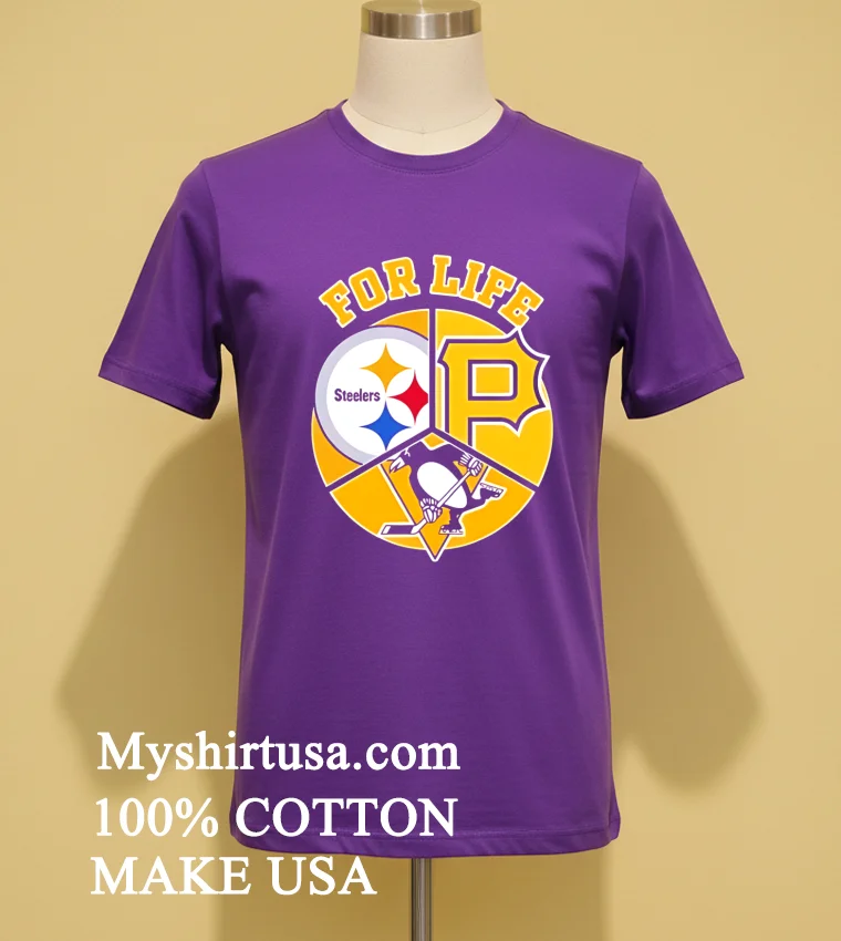 Pittsburgh For Life Logo Sports 2026 Shirt - purple-shirt Pittsburgh For Life Logo Sports 2026 Shirt Purple Shirt