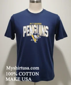 Pittsburgh Penguins Arc Letters Vintage Shirt
