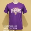 Pittsburgh Penguins Arc Letters Vintage Shirt Purple Shirt