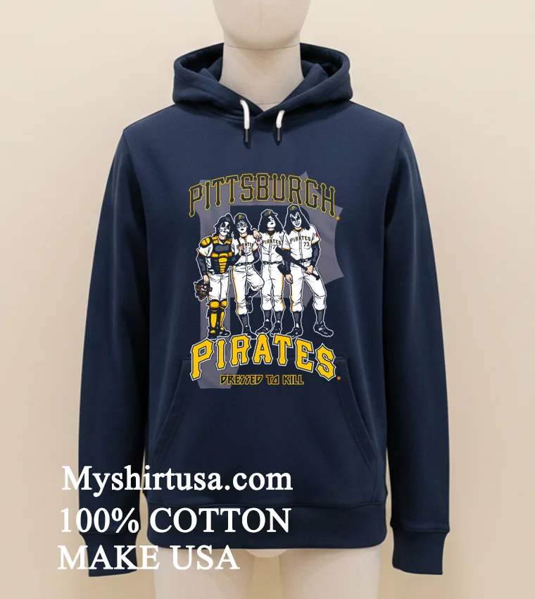 Pittsburgh Pirates X Dressed To Kill Shirt Navy Shirt 1