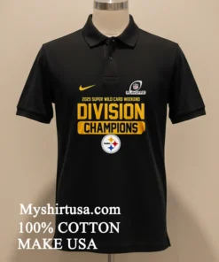 Pittsburgh Steelers 2025 Super Wild Card Weekend Division Champions Shirt
