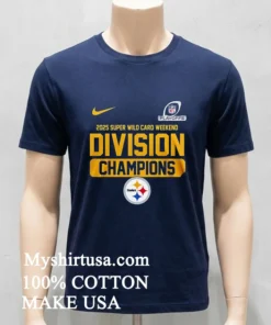 Pittsburgh Steelers 2025 Super Wild Card Weekend Division Champions Shirt