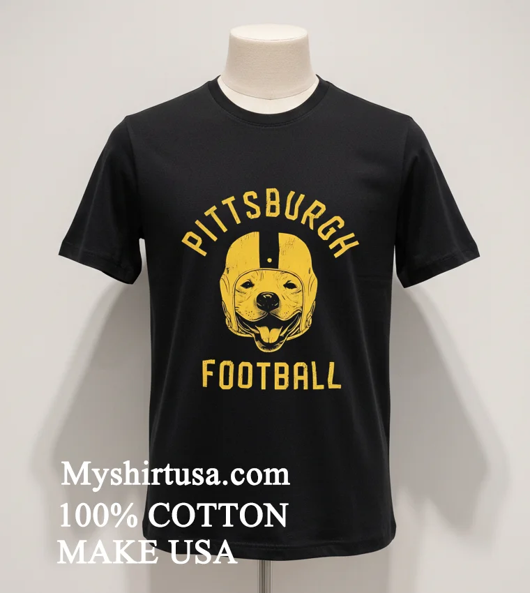 Pittsburgh Steelers Football Pitbull Shirt Balck Shirt 1