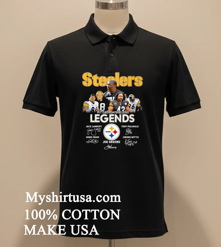 Pittsburgh Steelers Legends Signature Shirt Balck Shirt 2