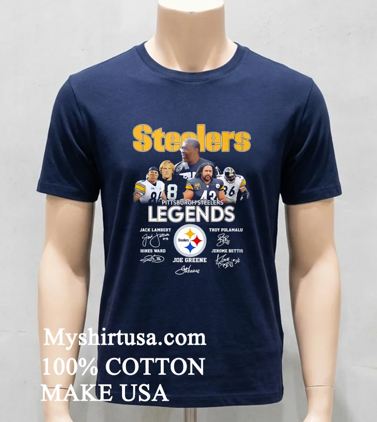 Pittsburgh Steelers Legends Signature Shirt Navy Shirt