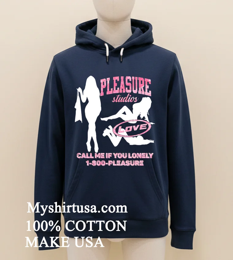 Pleasure Studios Love Call Me If You Lonely 1 800 Pleasure Shirt Navy Shirt 1