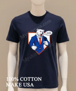 Polar Bear I M Not Fucking Leaving funny america t-shirts