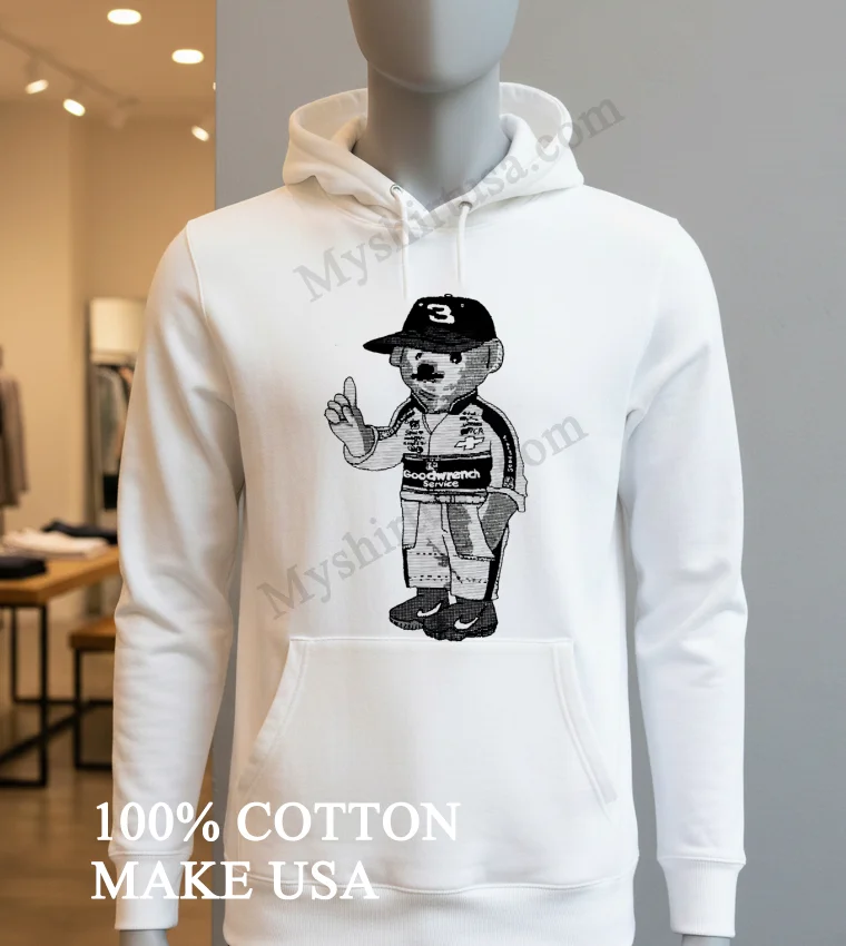 Polo Bear Dale Earnhardt Racing Goodwrench Service Shirt Hoodie Shirt