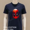 Polygon Deadpool Mask Big Head Shirt Navy Shirt