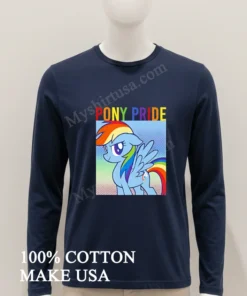 Pony Pride Rainbow Dash Little Pony Rainbow funny america t-shirts