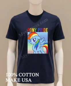 Pony Pride Rainbow Dash Little Pony Rainbow funny america t-shirts