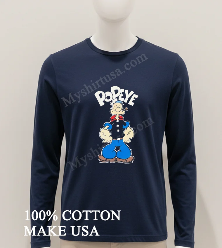 Popeye The Sailor Man Anchor Tattoos Pipe Shirt Hoodie Shirt 1