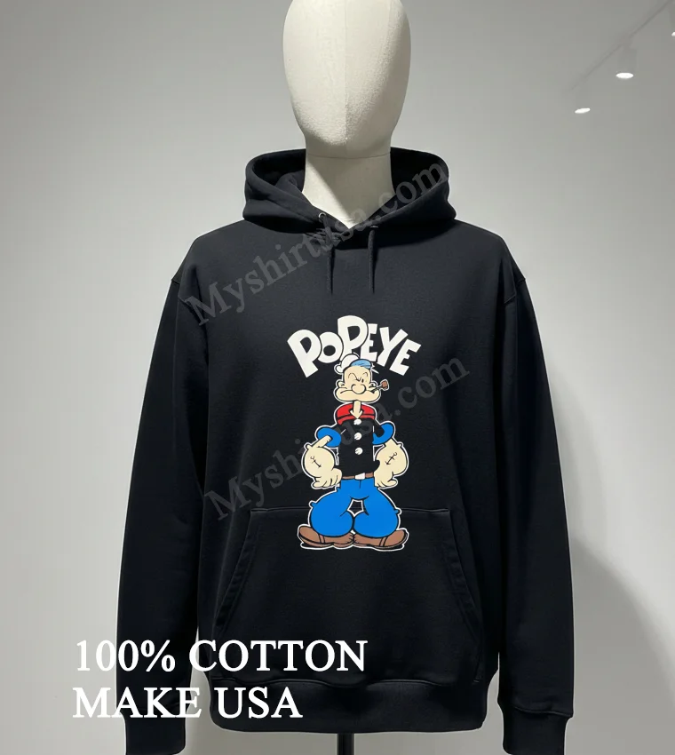 Popeye The Sailor Man Anchor Tattoos Pipe Shirt Hoodie Shirt