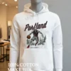 Portland Skeleton Basketball Player Dribbling In The Pine Forest Shirt Hoodie Shirt