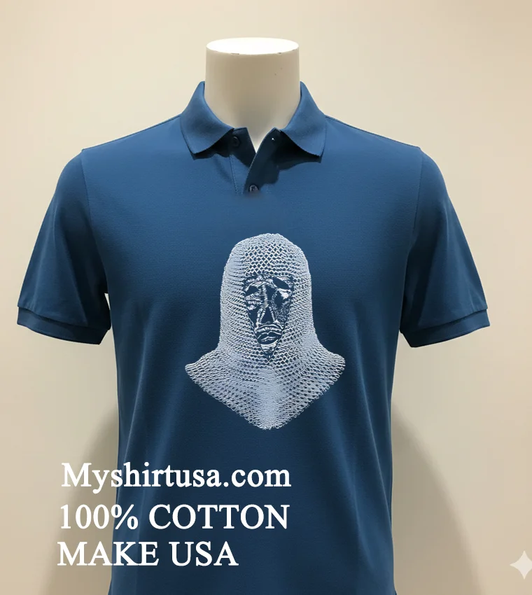 Portrayal Of Guilt Chain Mail Shirt - navy-shirt Portrayal Of Guilt Chain Mail Shirt Navy Shirt 1
