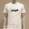 Pray Rockstar Logo Aesthetic Graphic Streetwear Design Shirt White T Shirt