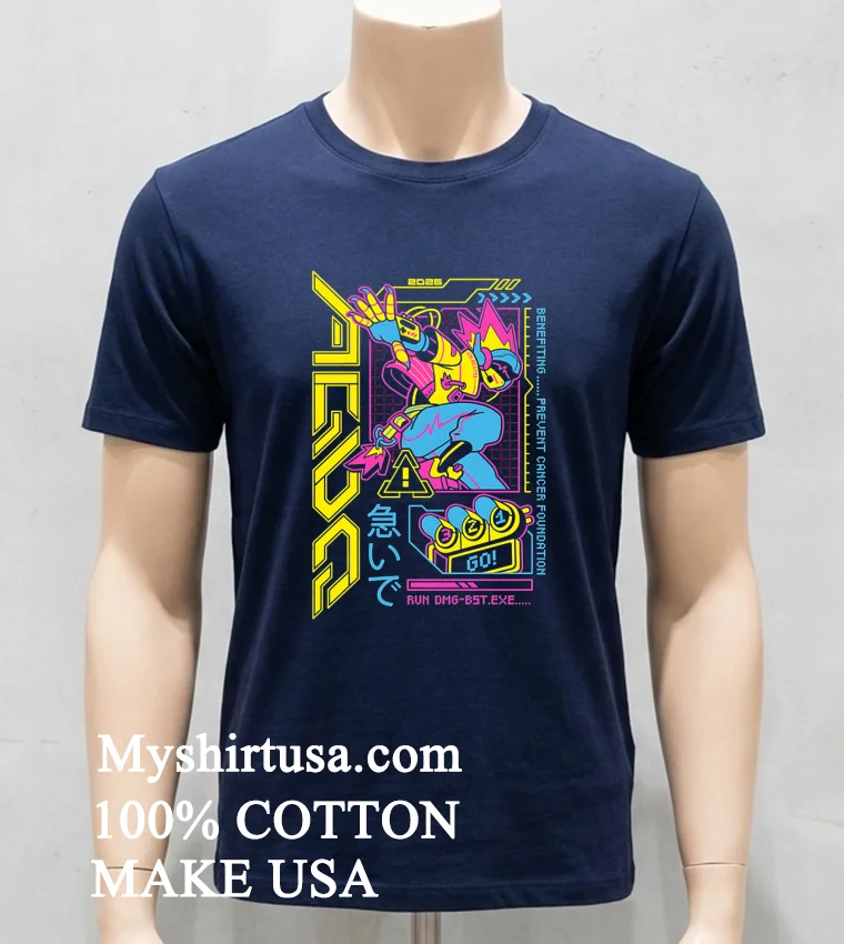 Prevent Cancer Foundation Run Dmg Bstexe Art Shirt Navy Shirt