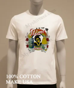 Primo Hawaiian Beer Happy Holidays King Kamehameha Hawaii Map Circles funny america t-shirts