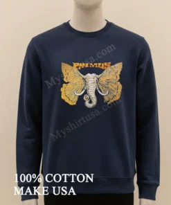 Primus Band Elephant With Butterfly Wings Psychedelic Rock Music funny america t-shirts