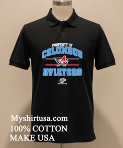 Property Of Columbus Aviators Banner Stylish Shirt