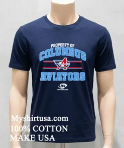 Property Of Columbus Aviators Banner Stylish Shirt
