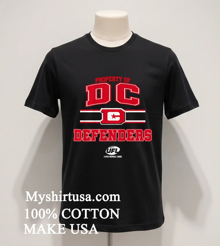 Property Of Dc Defenders Banner Stylish Shirt - balck-shirt Property Of Dc Defenders Banner Stylish Shirt Balck Shirt 1