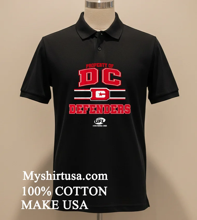 Property Of Dc Defenders Banner Stylish Shirt Balck Shirt 2