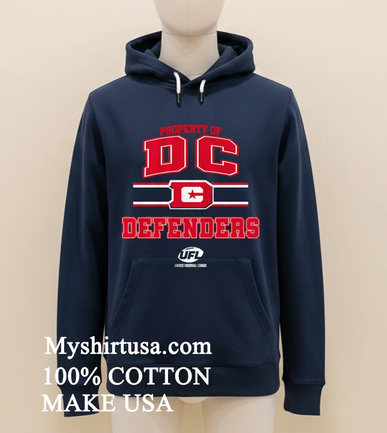 Property Of Dc Defenders Banner Stylish Shirt - navy-shirt Property Of Dc Defenders Banner Stylish Shirt Navy Shirt 1