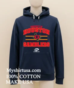 Property Of Houston Gamblers Banner Stylish Shirt