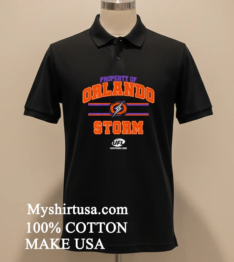 Property Of Orlando Storm Banner Stylish Shirt - balck-shirt Property Of Orlando Storm Banner Stylish Shirt Balck Shirt 2
