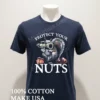 Protect Your Nuts Squirrel Shirt Navy Shirt 1