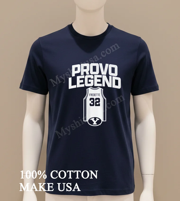 Provo Legend Jimmer Fredette 32 Brigham Young University Jersey Shirt Navy Shirt