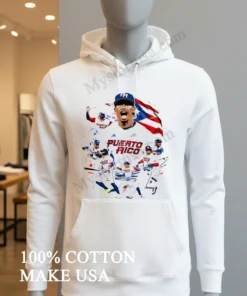 Puerto Rico Baseball Players Team Flag Graphic funny america t-shirts