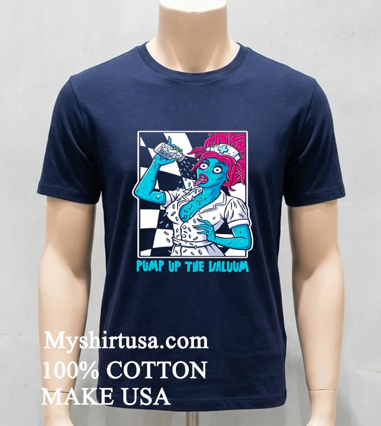 Pump Up The Valuum Nofx Vintage Shirt - navy-shirt Pump Up The Valuum Nofx Vintage Shirt Navy Shirt