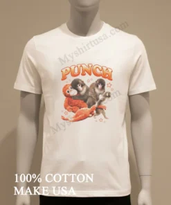 Punch Monkeys With Plush Toys And Orange Stars funny america t-shirts
