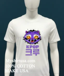 Purple Derpy Tiger Kpop Demon Hunters Character Shirt