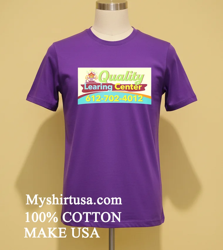 Quality Learning Center 612 702 4012 Shirt Purple Shirt