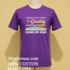 Quality Learning Center Class Of 2026 Shirt Purple Shirt