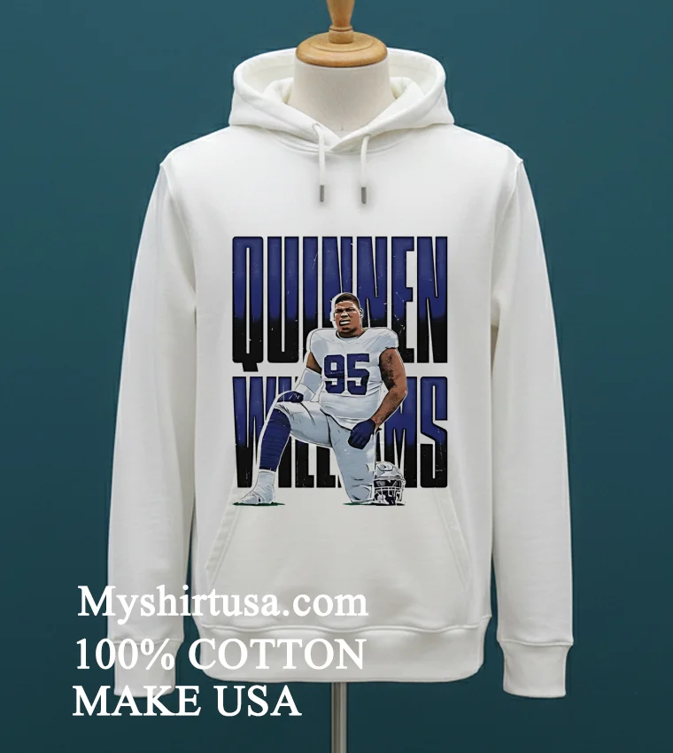 Quinnen Williams Dallas Name Retro Football Shirt White T Shirt 1