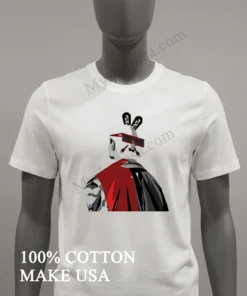 Rabbit Wearing Sunglasses And Red Cape funny america t-shirts