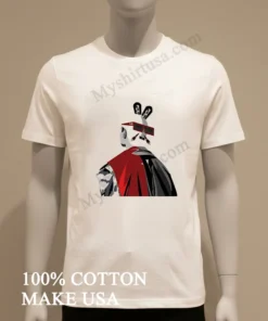 Rabbit Wearing Sunglasses And Red Cape funny america t-shirts