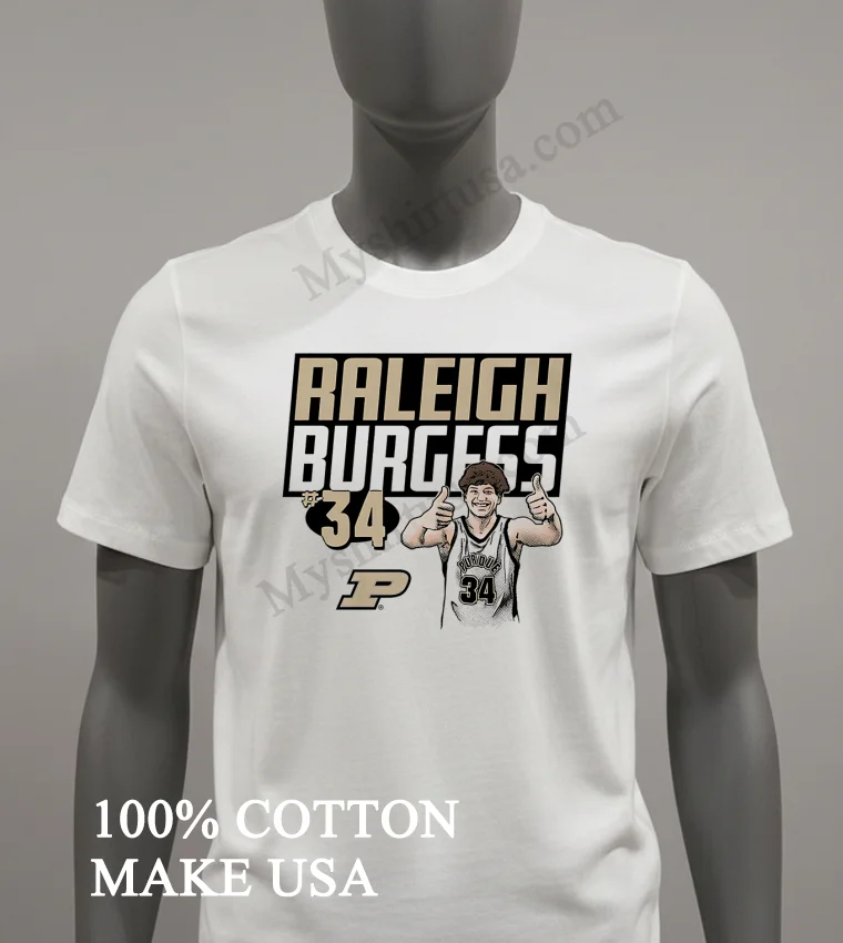 Raleigh Burgess Thumbs Up Purdue Sport funny america t-shirts - white-t-shirt Raleigh Burgess Thumbs Up Purdue Sport Shirt White T Shirt 2