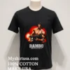 Rambo Gun First Blood Collage Shirt Balck Shirt 1