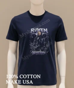 Raven Nevermore Raven Bird Graphics Wrestling Tribute funny america t-shirts