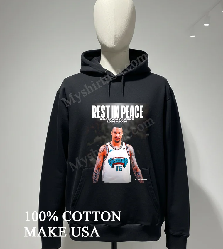 Re Membering Brandon Clarke 1996 2026 funny america t-shirts - hoodie-shirt Re Membering Brandon Clarke 1996 2026 Shirt Hoodie Shirt