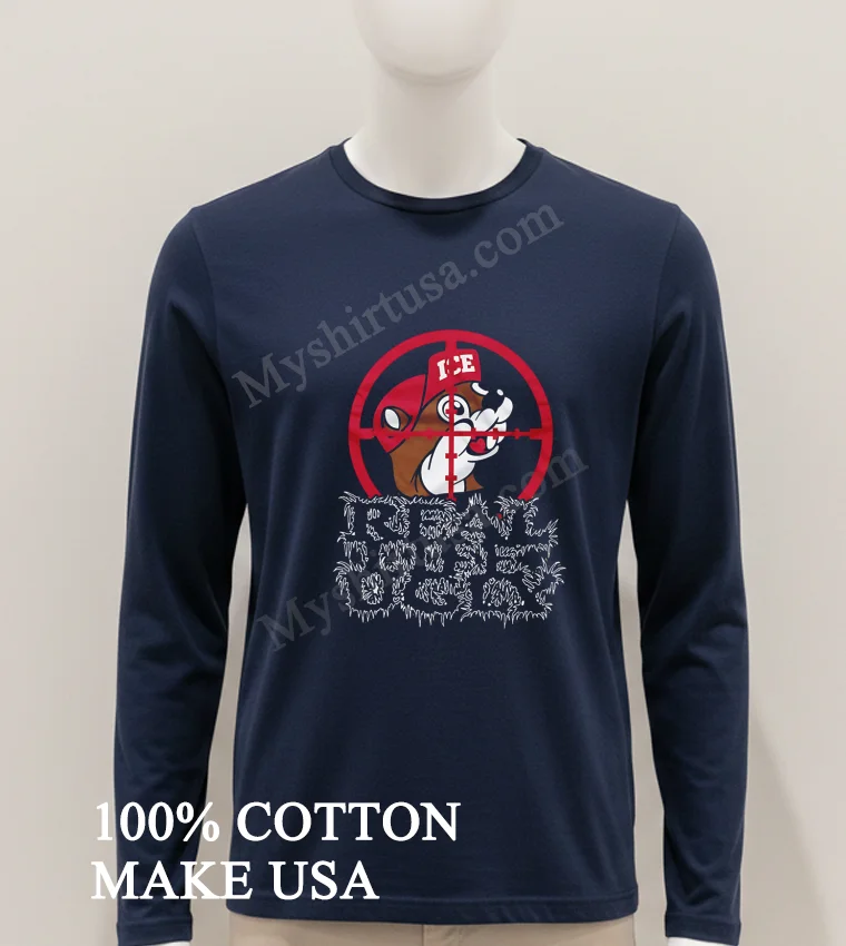 Real Music Only Buc Ee Beaver Mascot In Crosshairs Shirt Hoodie Shirt 1