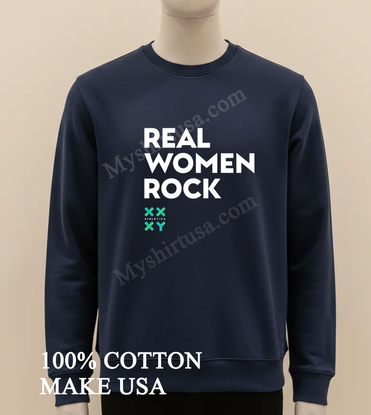 Real Women Rock Xx Xy funny america t-shirts - long sleve shirt Real Women Rock Xx Xy Shirt Long Sleve Shirt