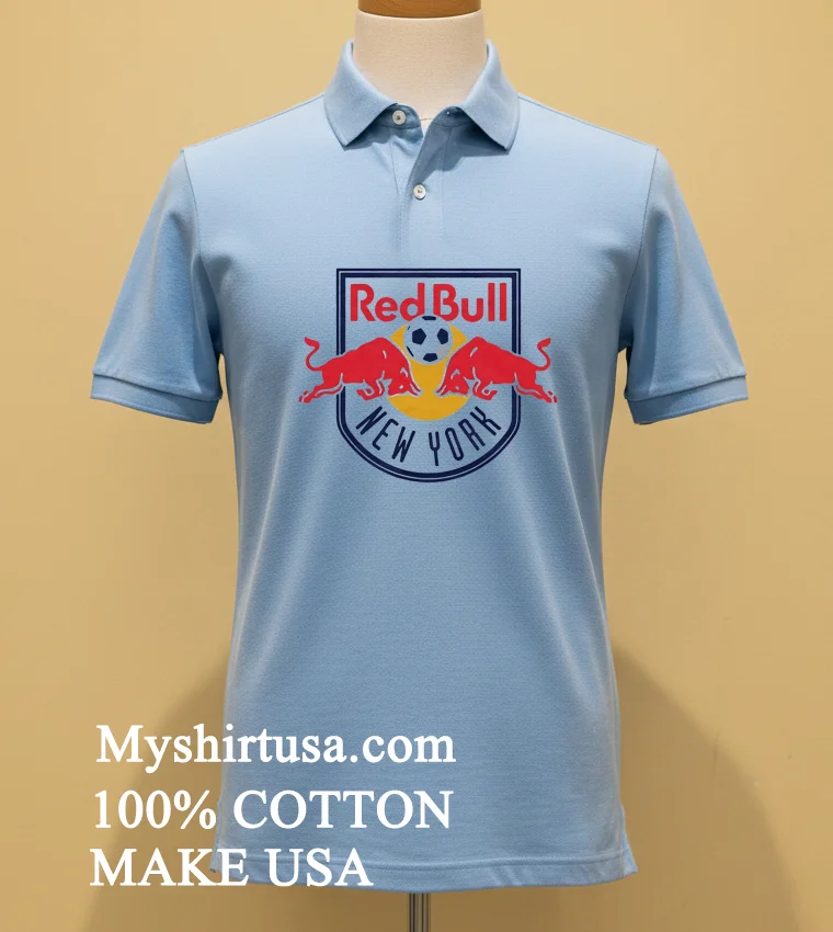 Red Bull New York Logo 2026 Shirt Blue Shirt